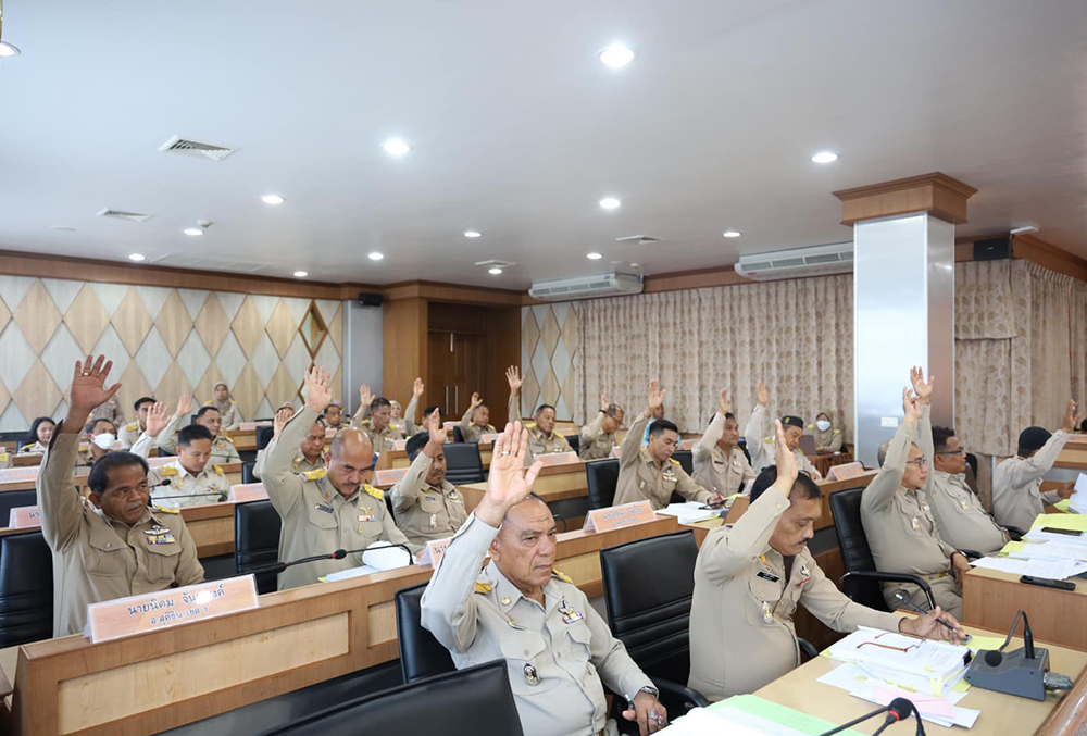 องค์การบริหารส่วนจังหวัดนราธิวาส ประขุมสภาองค์การบริหารส่วนจังหวัดนราธิวาส สมัยวิสามัญ สมัยที่ 1 ครั้งที่ 1 ประจำปี 2567